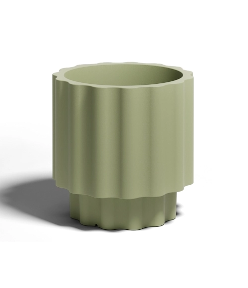 Donica oliwkowa na taras Ribbo 55